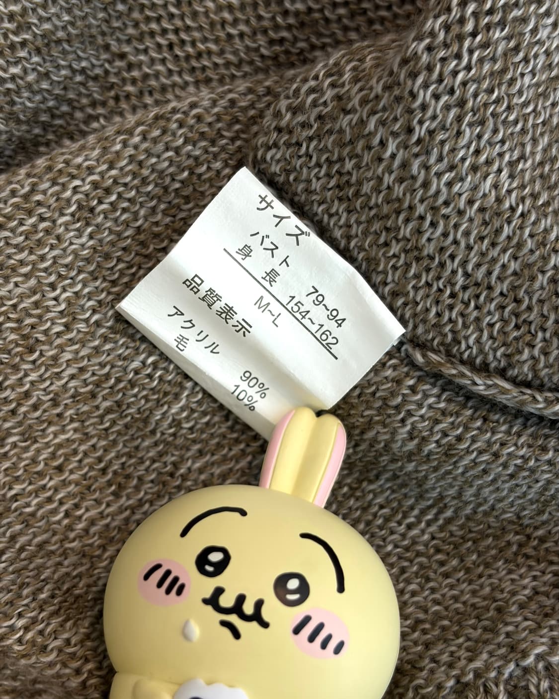 Button-front henley knit cardigan(brown) 상품이미지6