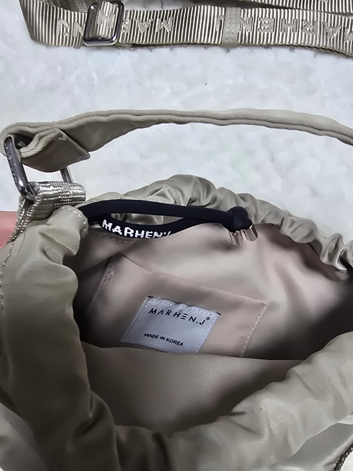 마르헨제이 토스티백 미니 크로스백 베이지 상품이미지3