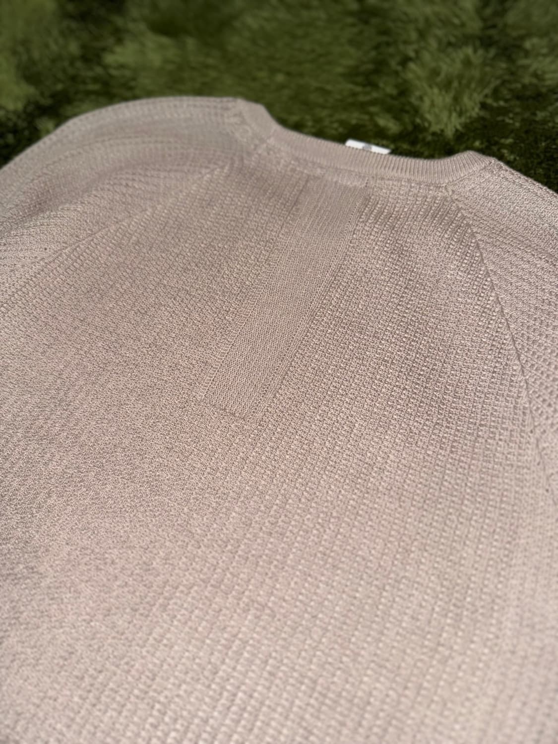 [M] 나이키 테크팩 클럽 로고 와플 니트 베이지 상품이미지9