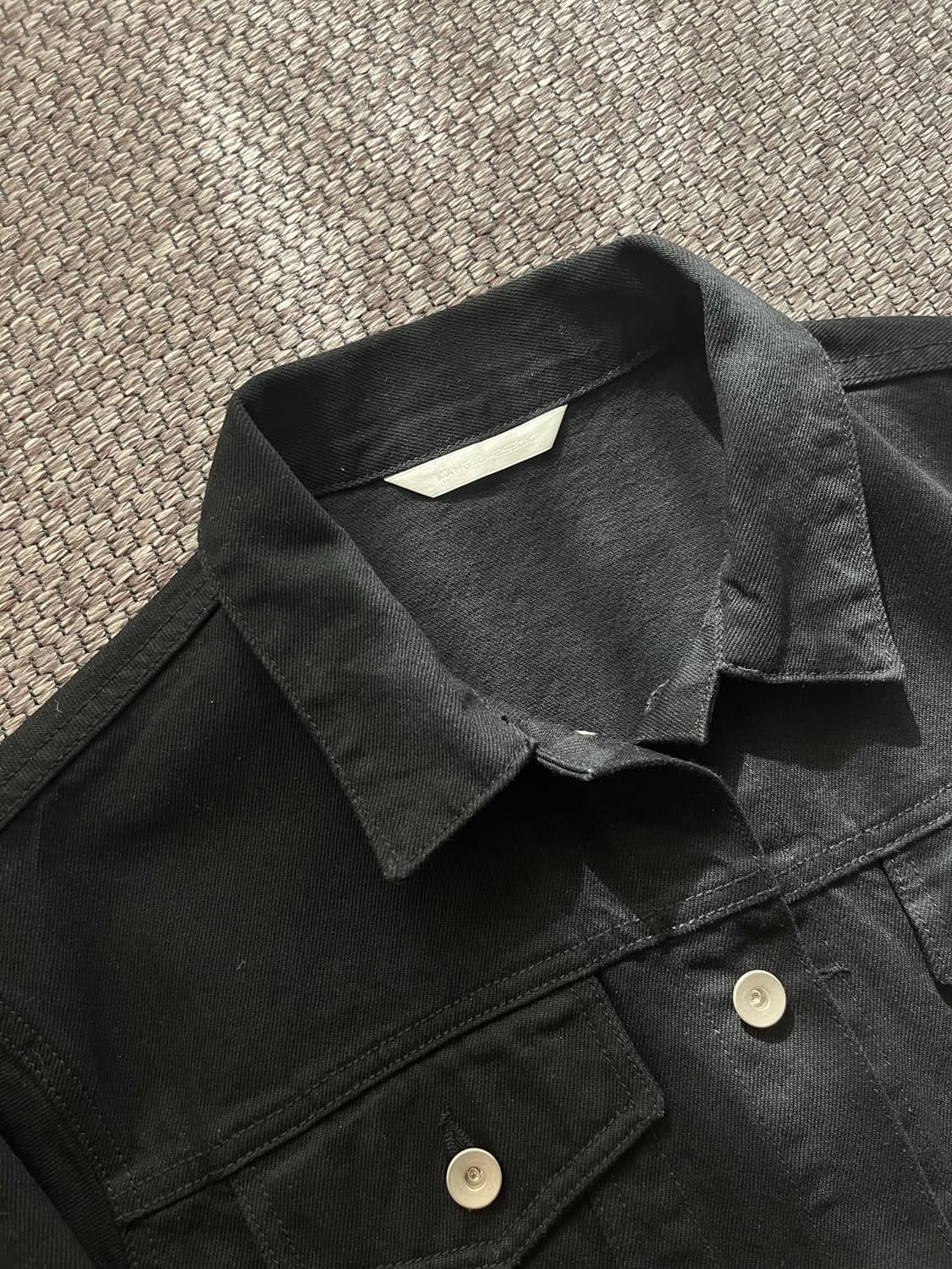 [50] 강정석 블랙 데님 자켓 상품이미지2