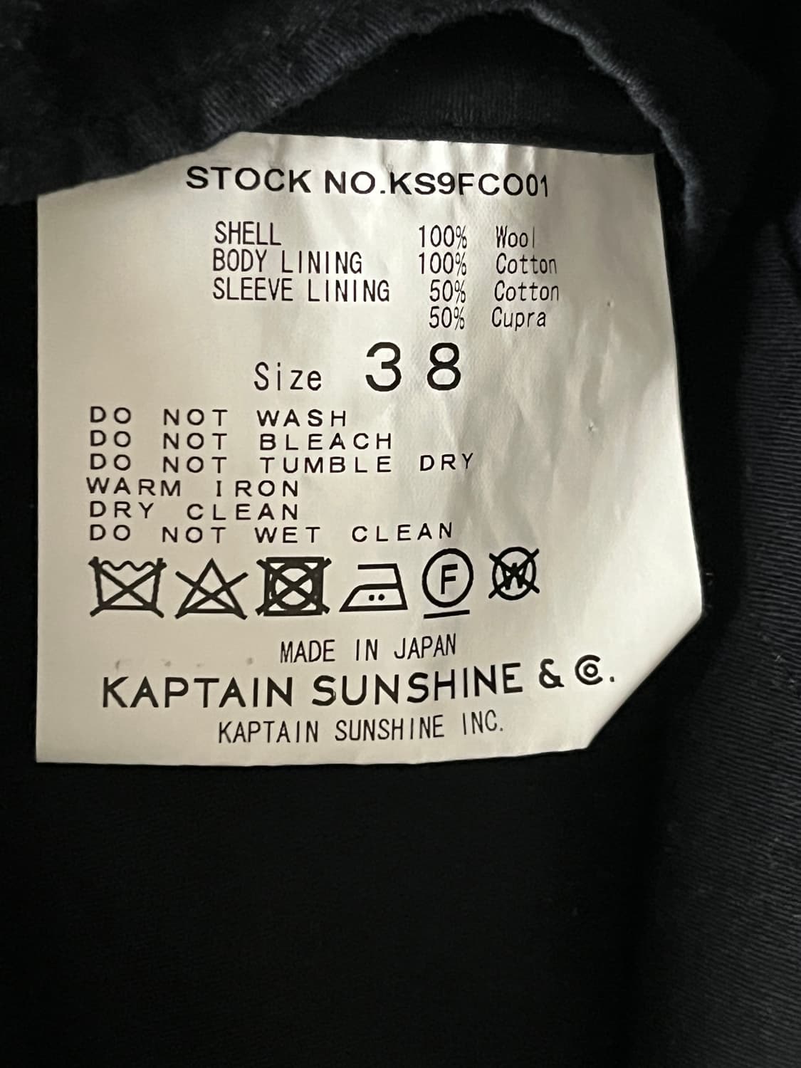 [38]캡틴선샤인 트레블러 코트 네이비 상품이미지4