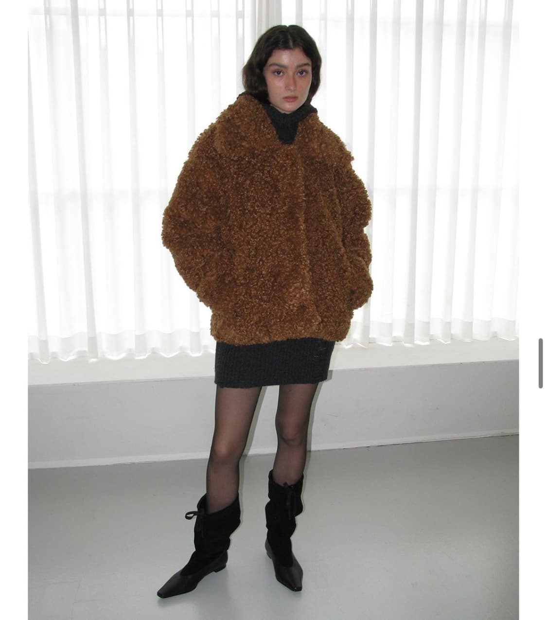 파르티멘토 우먼 퍼자켓 (브라운) 상품이미지3