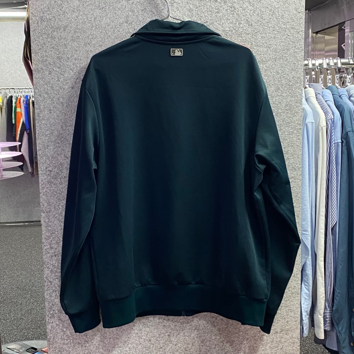 MLB 뉴욕 양키스 사이드라인 배색 트랙탑 져지 B3097 상품이미지3