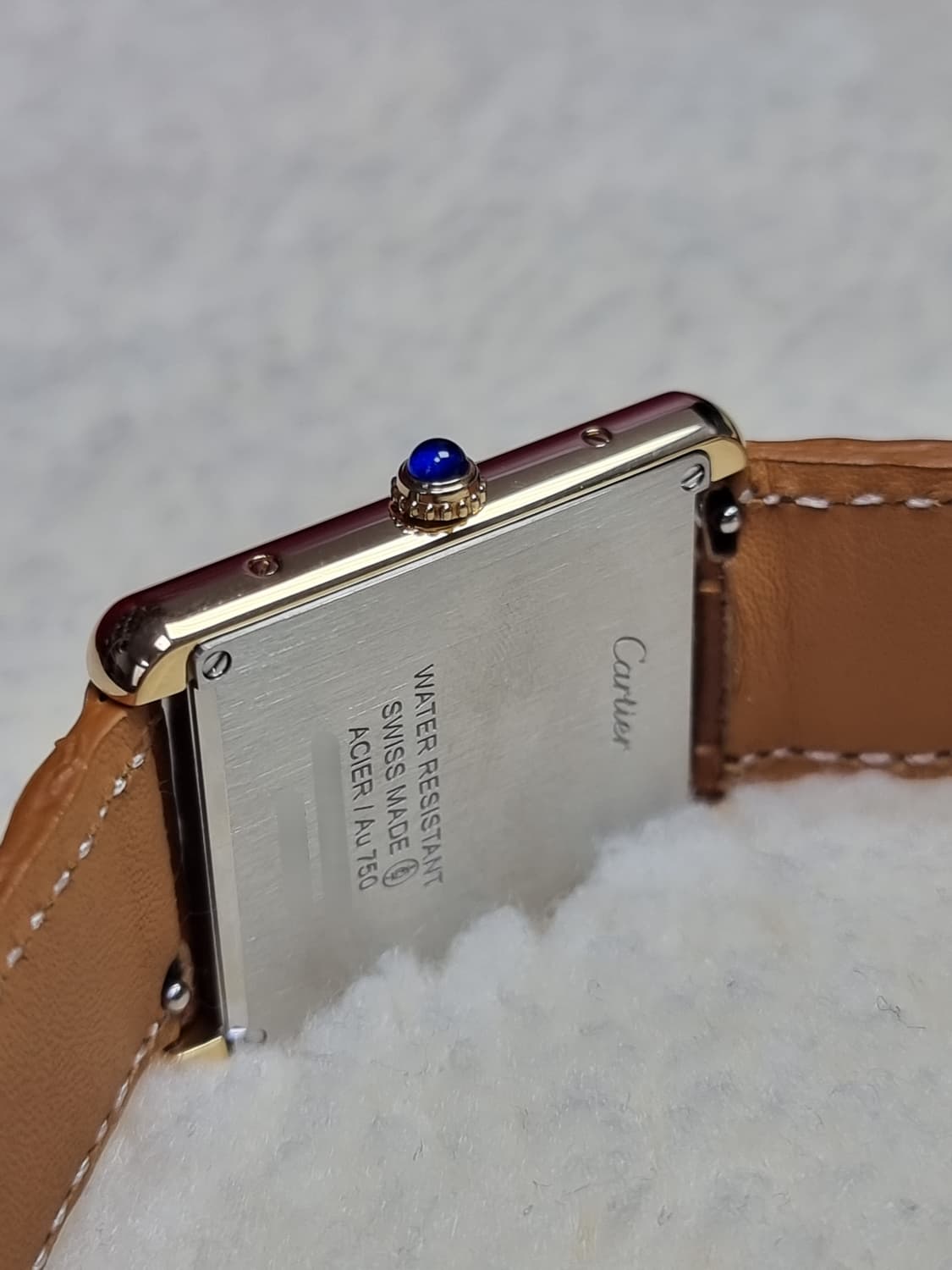 까르띠에 탱크솔로 18K 옐로우골드 L 남성용 시계 13년 상품이미지4