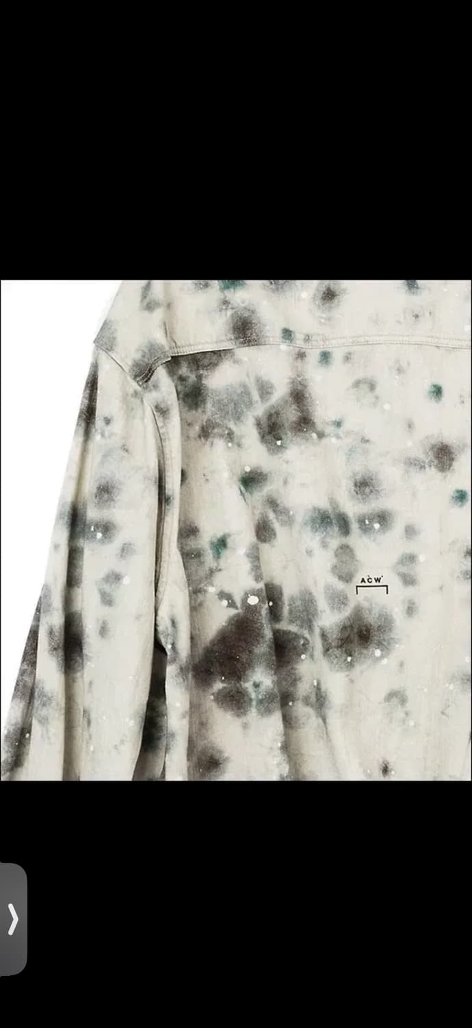 어콜드월ACW X 디젤 콜라보 태그사틴 프린트 트윌 오버셔츠자켓 L 상품이미지6