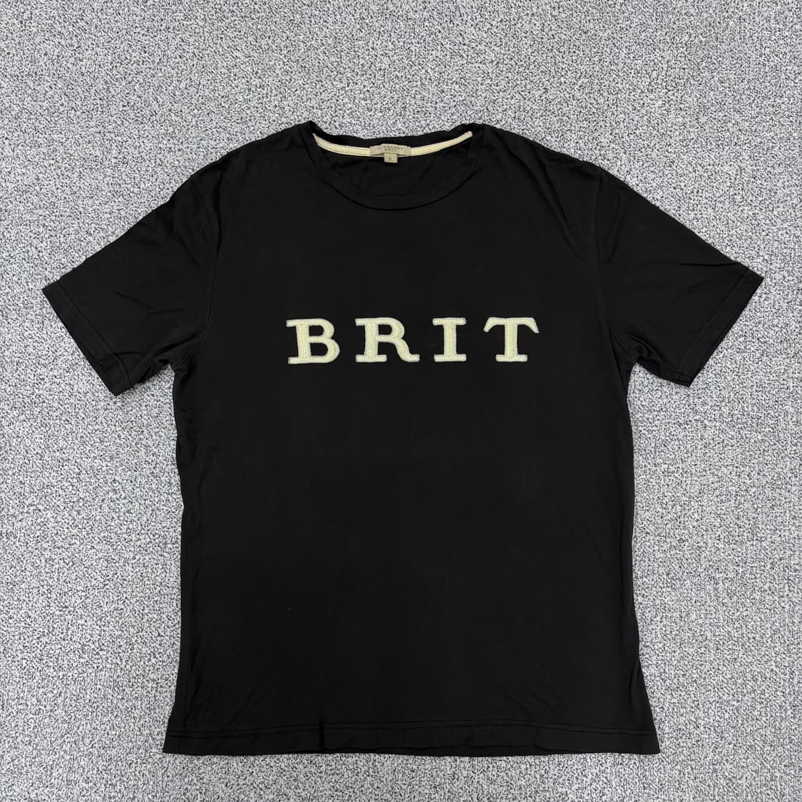 XL 고급 반팔티 BRIT 로고 티셔츠 0312J 상품이미지1