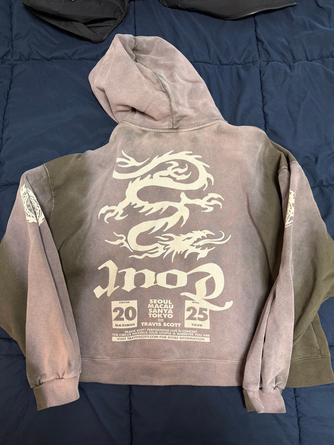 트레비스 스캇 내한 머천다이즈 후드집업 상품이미지8