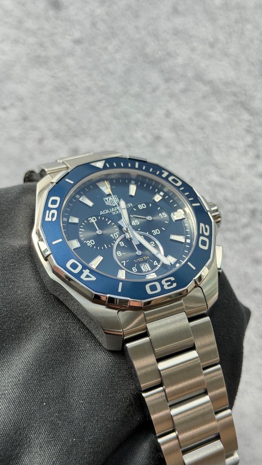 태그호이어 아쿠아레이서 크로노그래프 시계 판매합니다. 상품이미지2