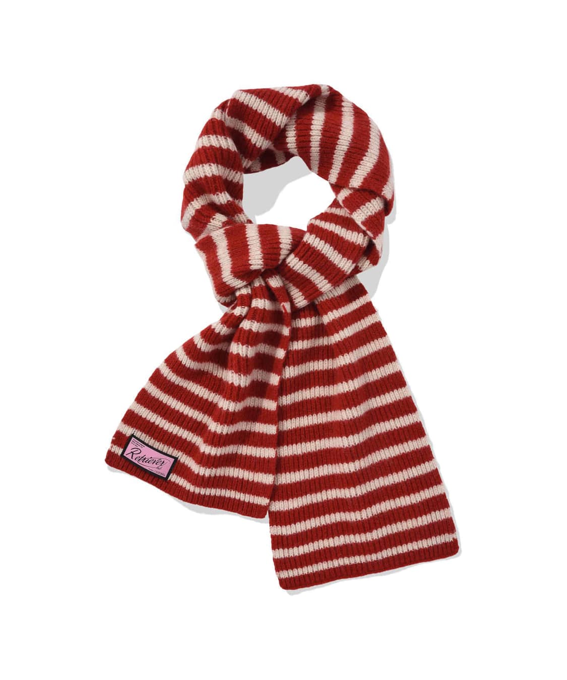 리트리버클럽 스트라이프 머플러 레드 상품이미지1