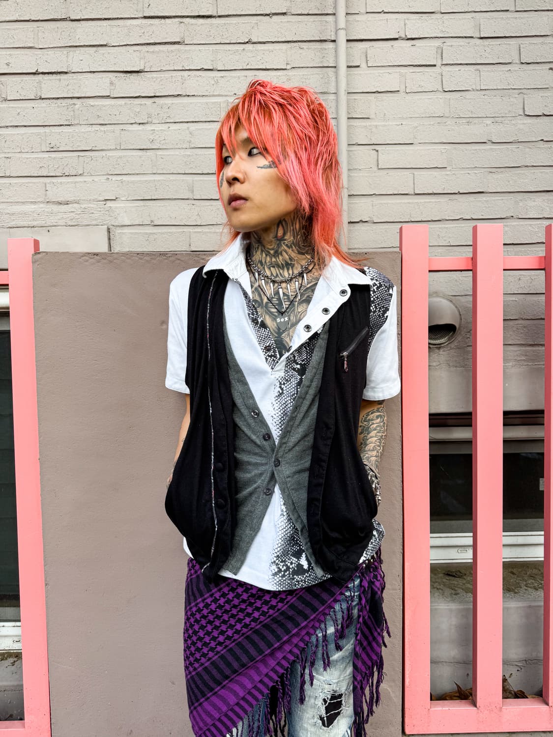 in the attic homme – Layered Zip Vest  상품이미지2