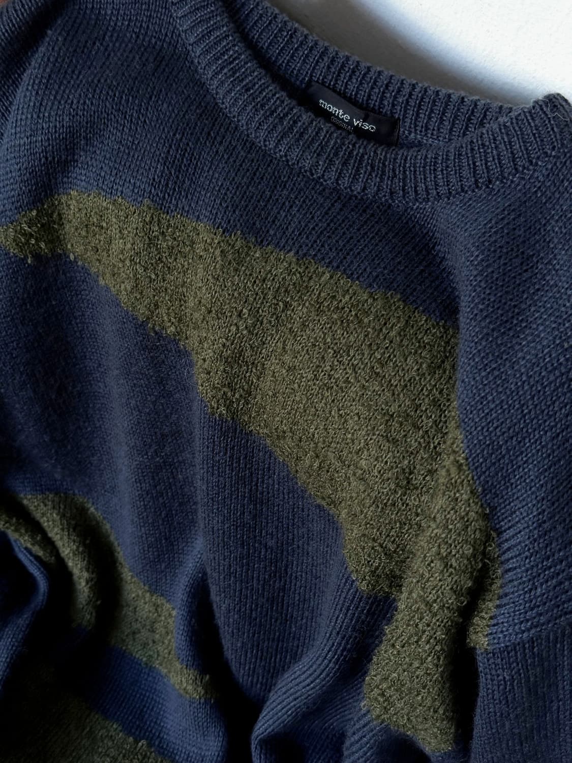 Boucle panel loose knit P/O 상품이미지2