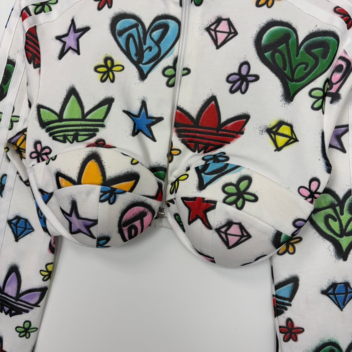 아디다스 제레미스캇 모노그램 크롭 트랙 자켓 상품이미지4