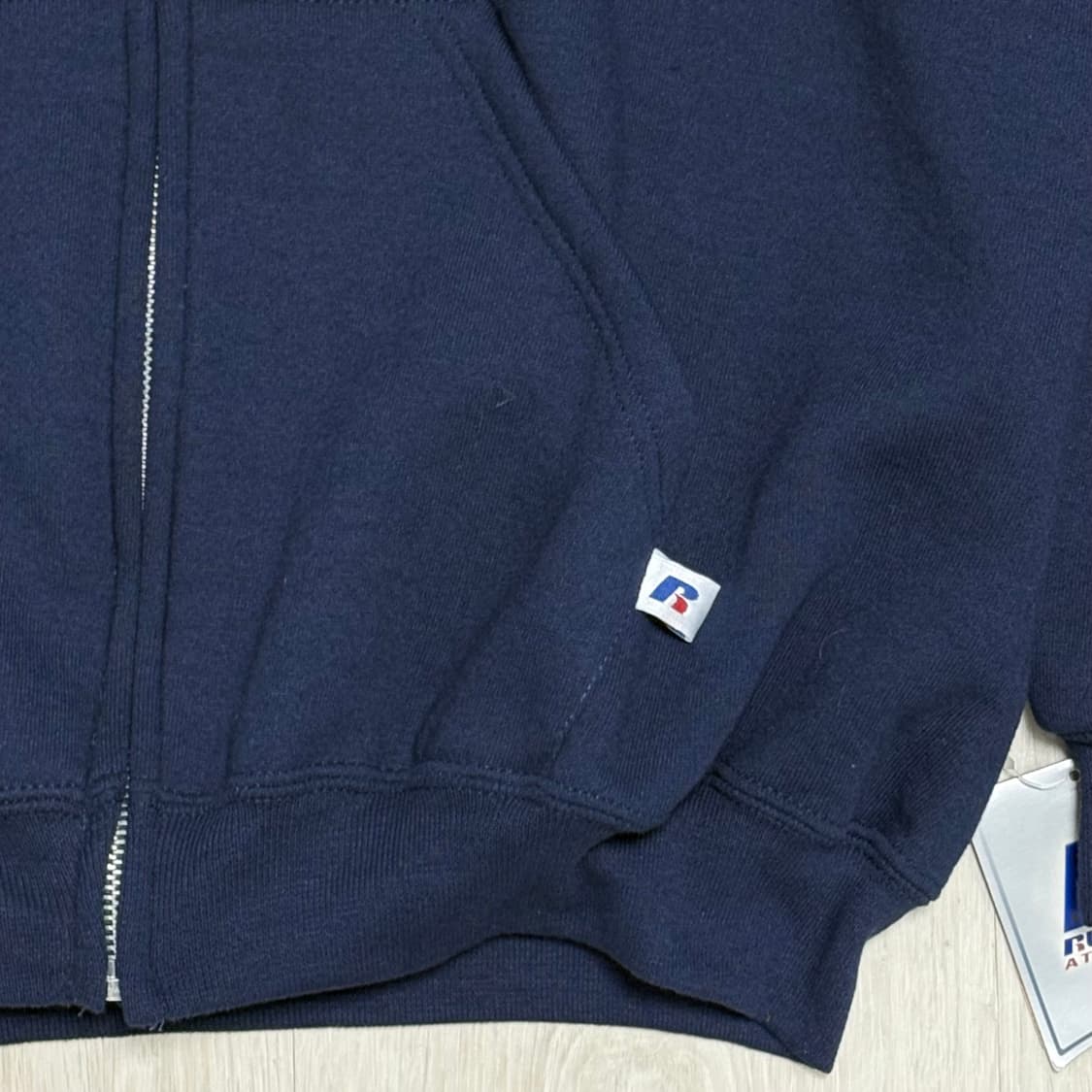 🇲🇽 00s 러셀 후드집업 네이비 (새상품) 상품이미지4