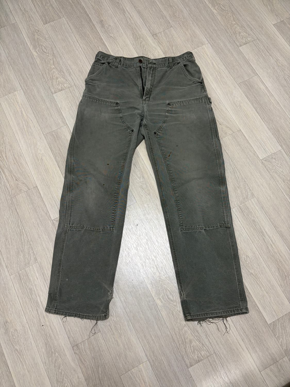 00s 칼하트 더블니 모스그린 상품이미지1