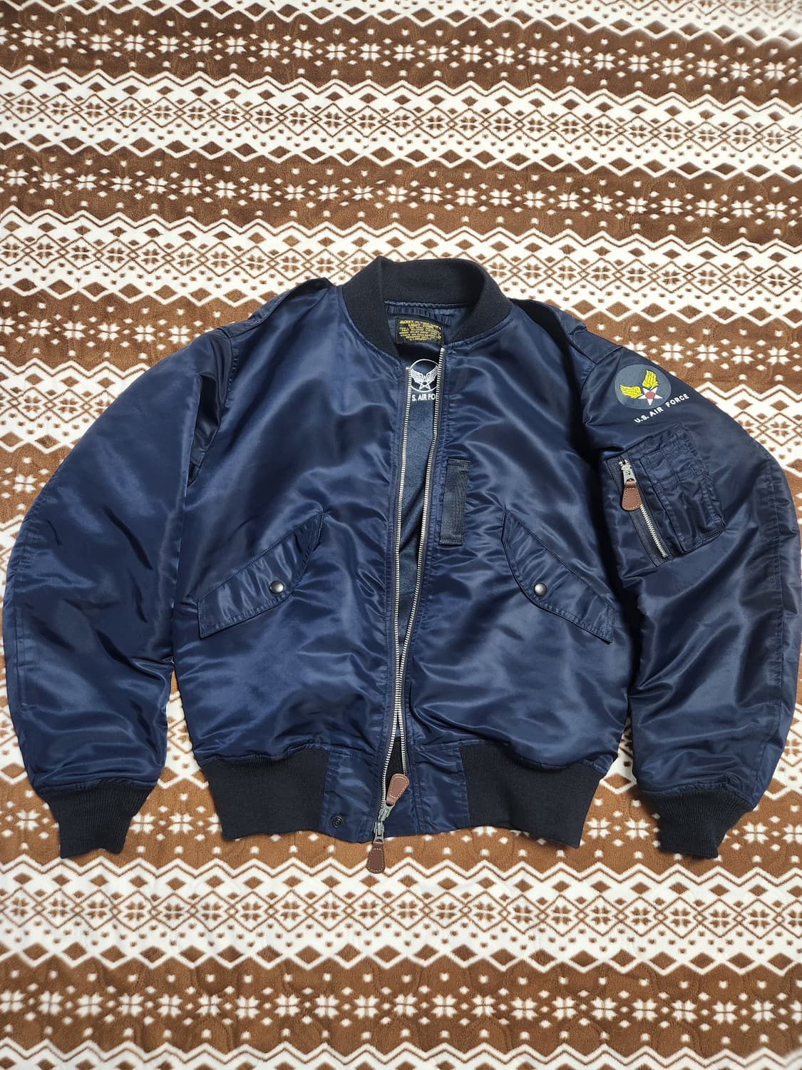 브론슨 L2B MA-1 네이비 Kr ver. 38사이즈 상품이미지1