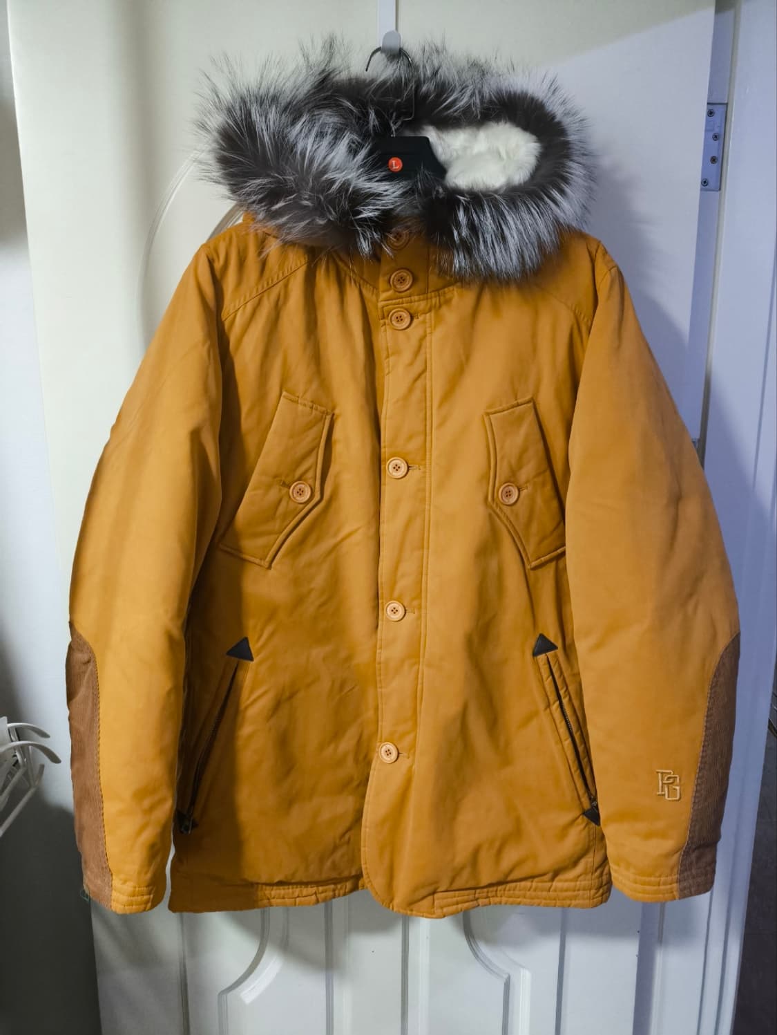 100 파리게이츠 구스다운 패딩 여우털 양털 상품이미지1