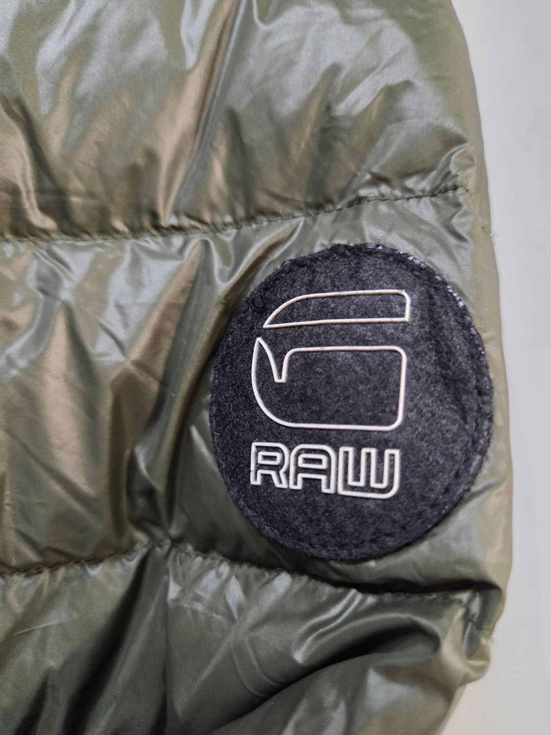 G-Star RAW 패딩 점퍼 카키색(S디피용) 상품이미지4