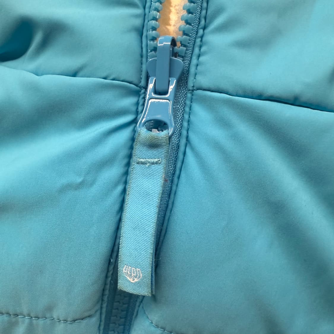 [정품/L] 임영웅 영웅시대 양면 플리스 블루 패딩 점퍼 b19 상품이미지8