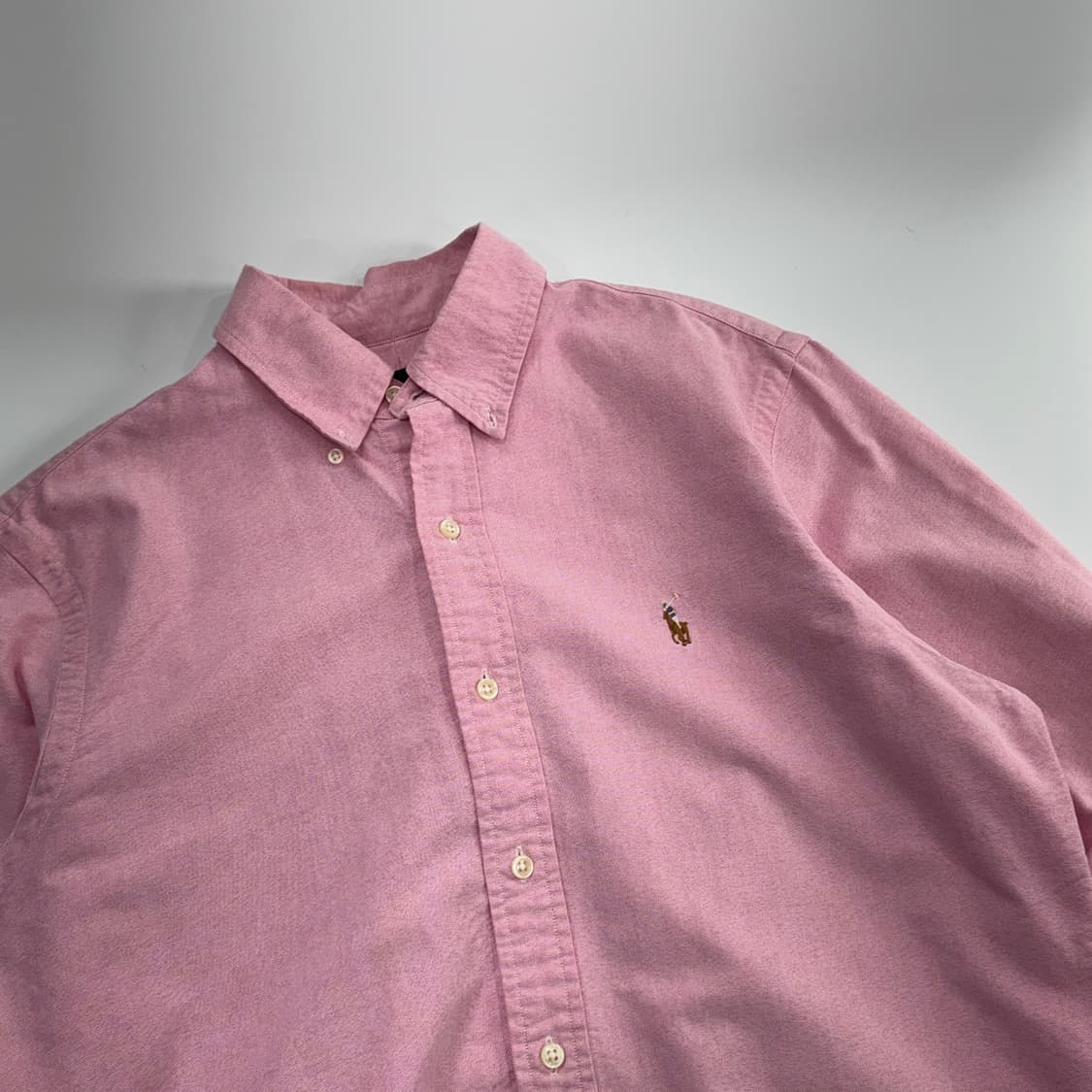 Polo 폴로 멀티포니 핑크 셔츠 상품이미지4