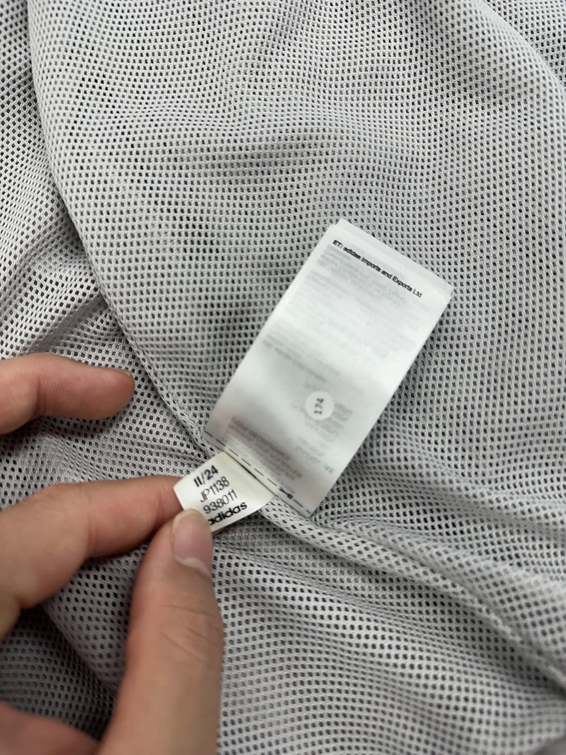 아디다스 2000s 우븐 트랙탑 그레이 xl 상품이미지6