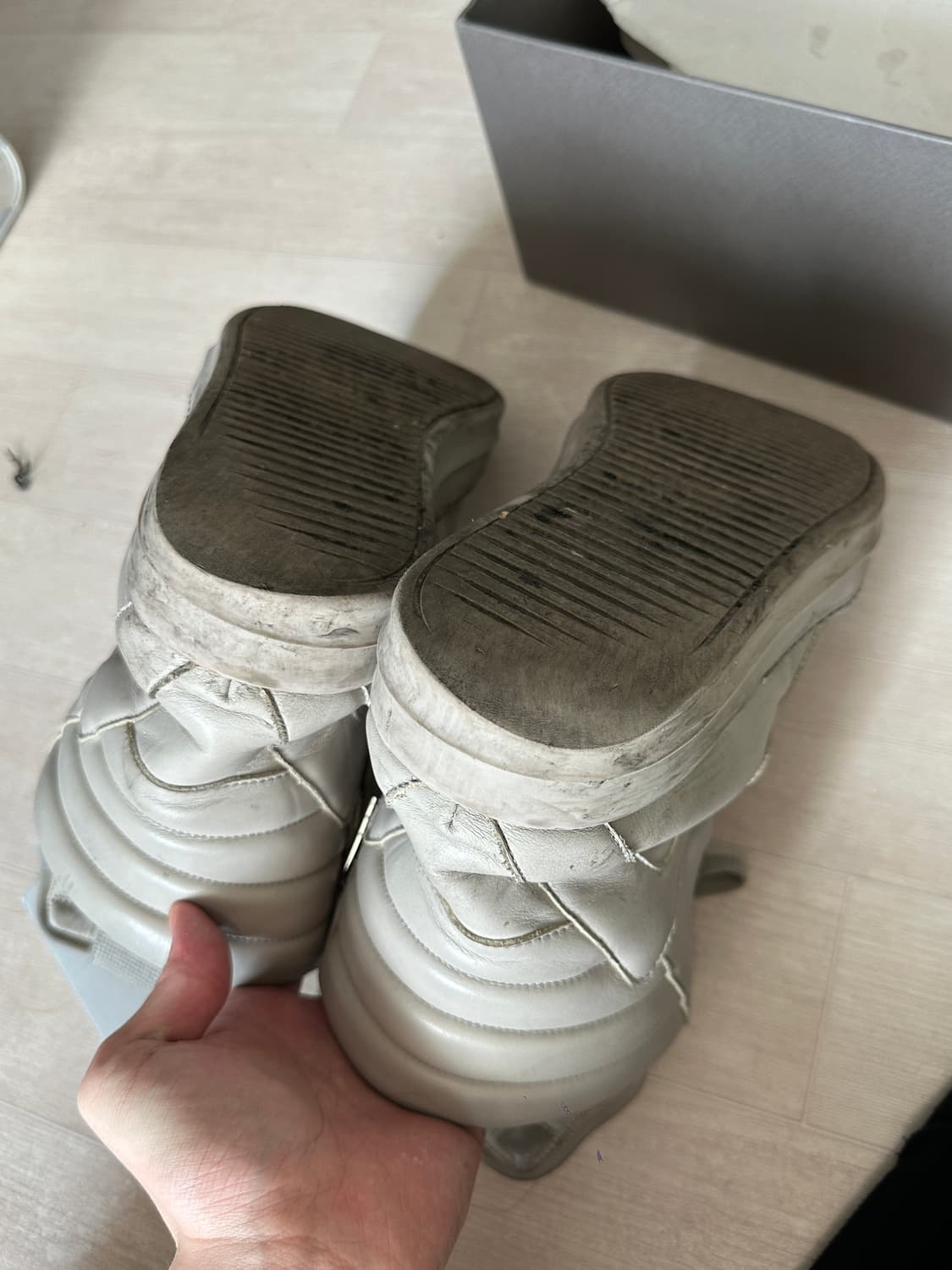 릭오웬스 지오바스켓 밀크 43 팝니다 상품이미지7