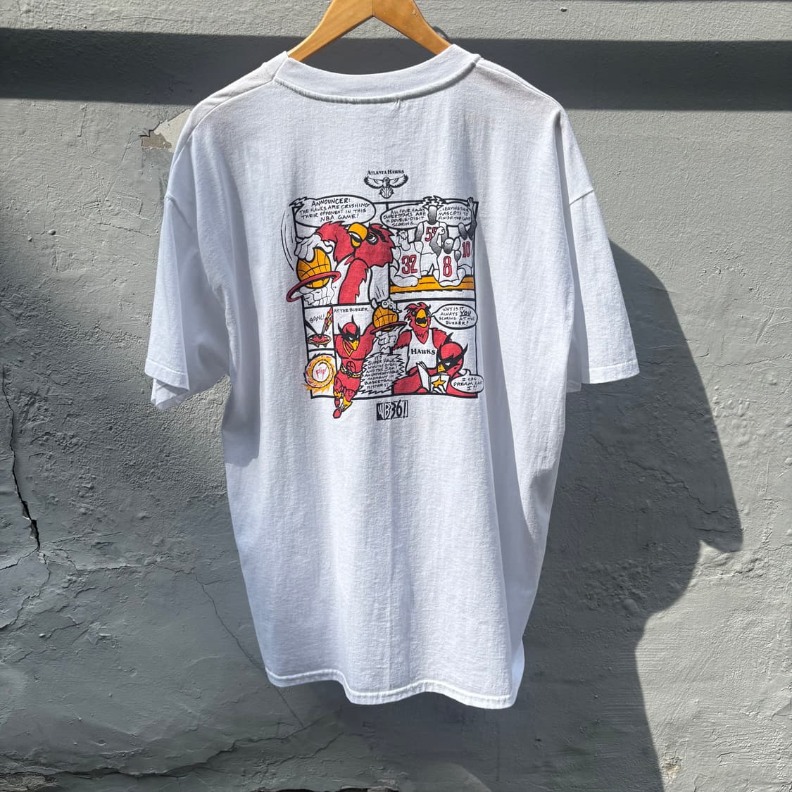 (110) 90’s nba 애틀란타 호크스 카툰 아메리칸빈티지 상품이미지1