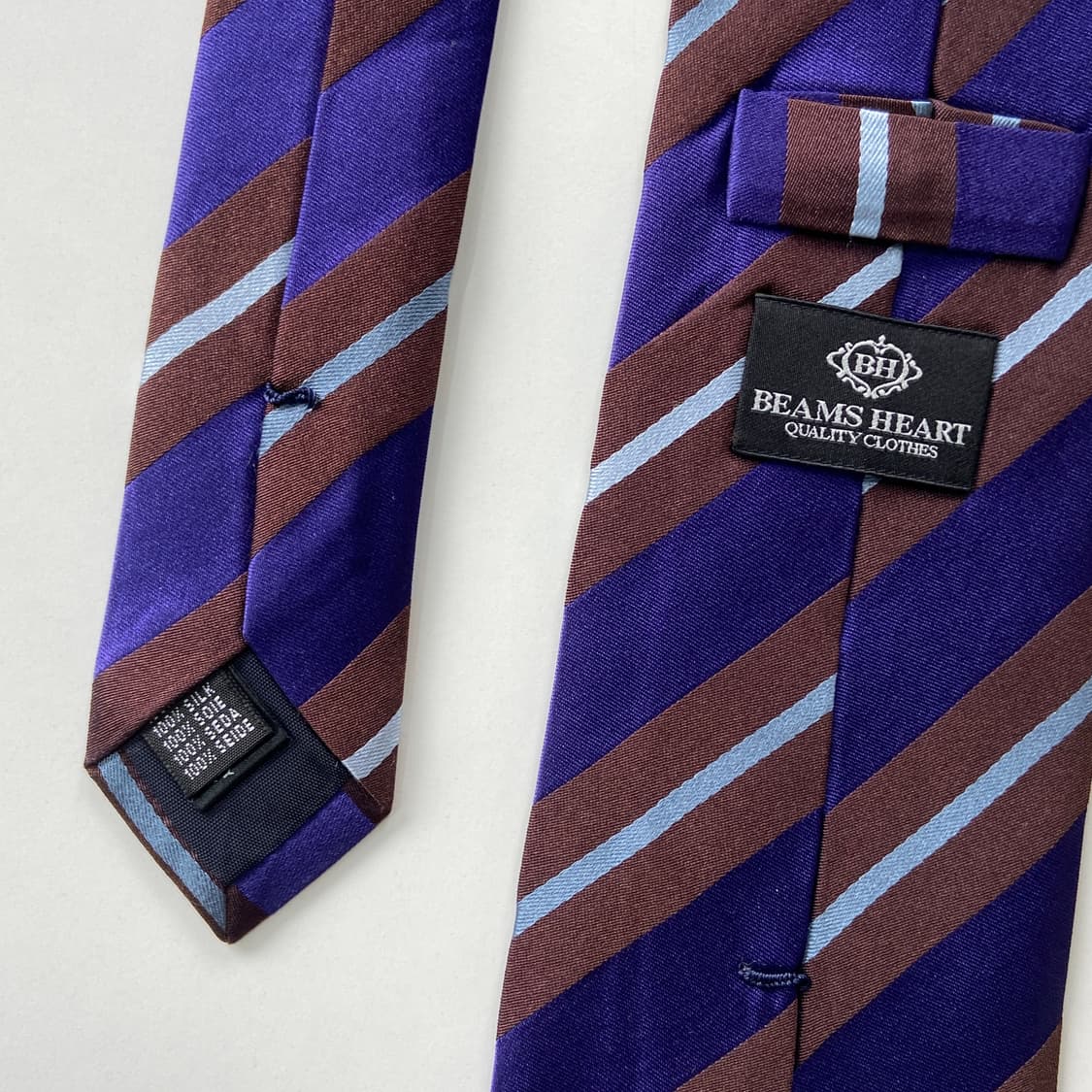 빔즈하트 (BEAMS HEART) 정품 명품 넥타이8.2cm 상품이미지6