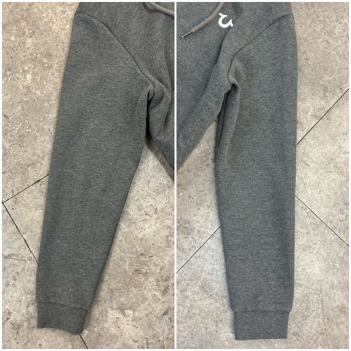 트루릴리전 털 후드집업 그레이 100(L) #csz2958 상품이미지7