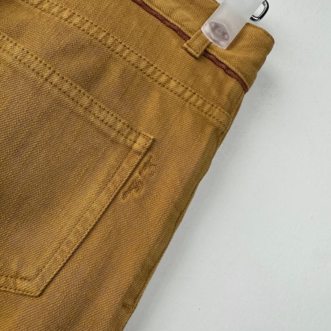 로로피아나 자수 포인트 코튼 팬츠 상품이미지5