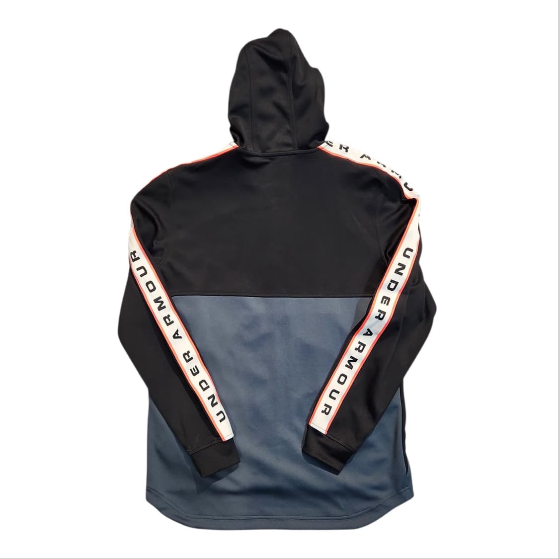 언더아머 블랙/블루 트레이닝 후드집업 (M) 상품이미지2