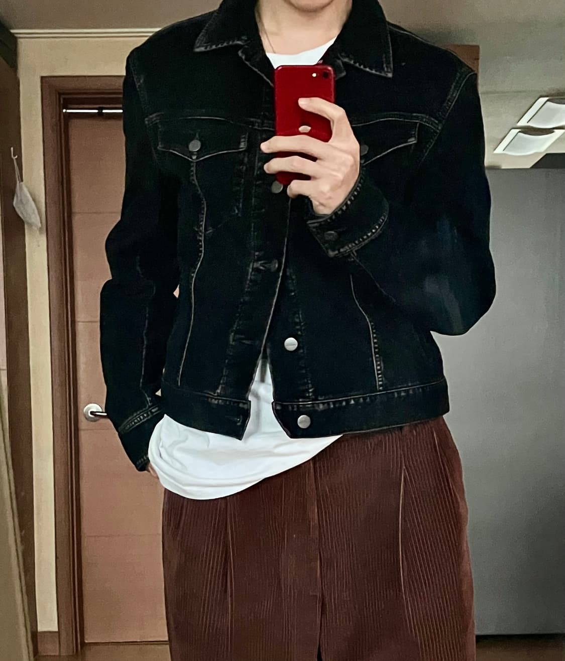 페라가모 벨벳 워싱 자켓 상품이미지1