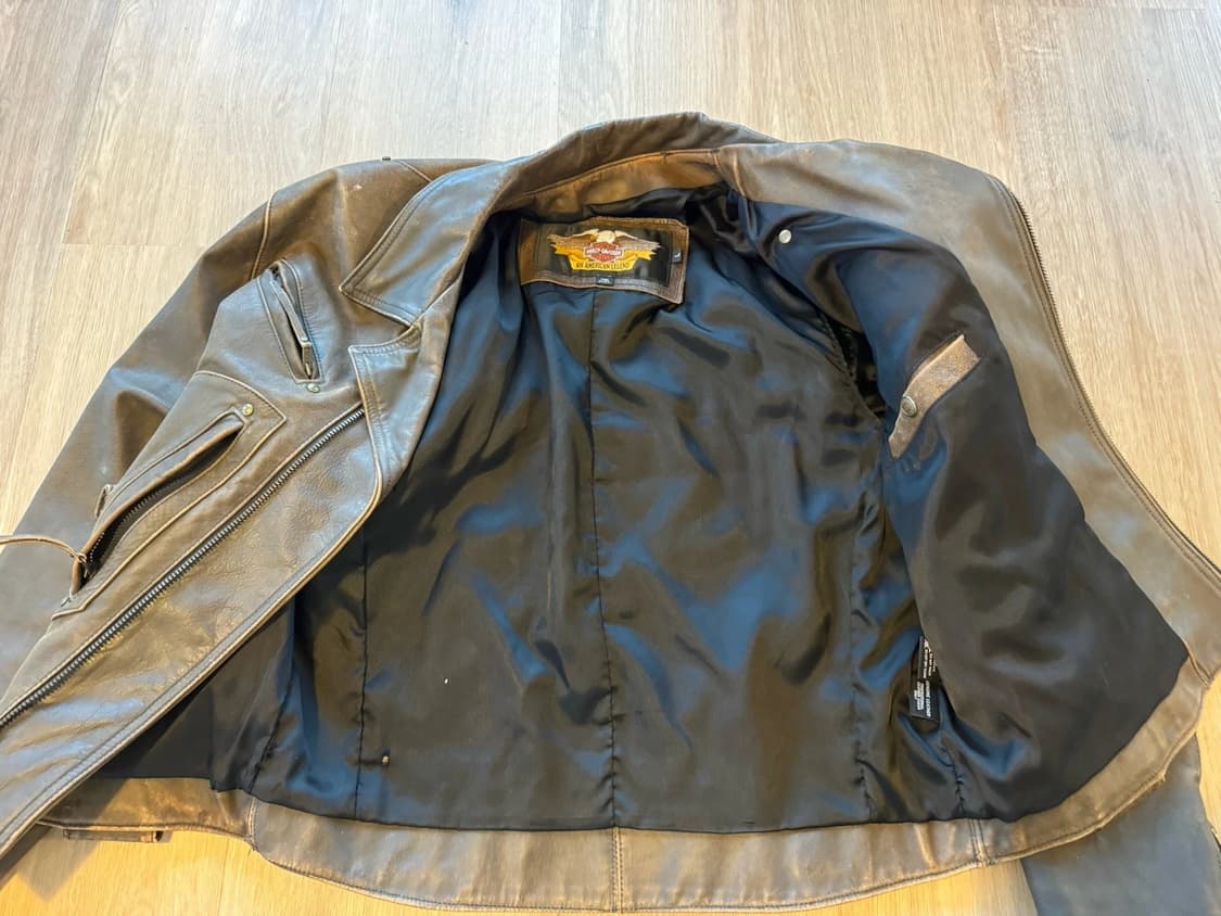 할리데이비슨 헤리티지 가죽 모터사이클 자켓 상품이미지3