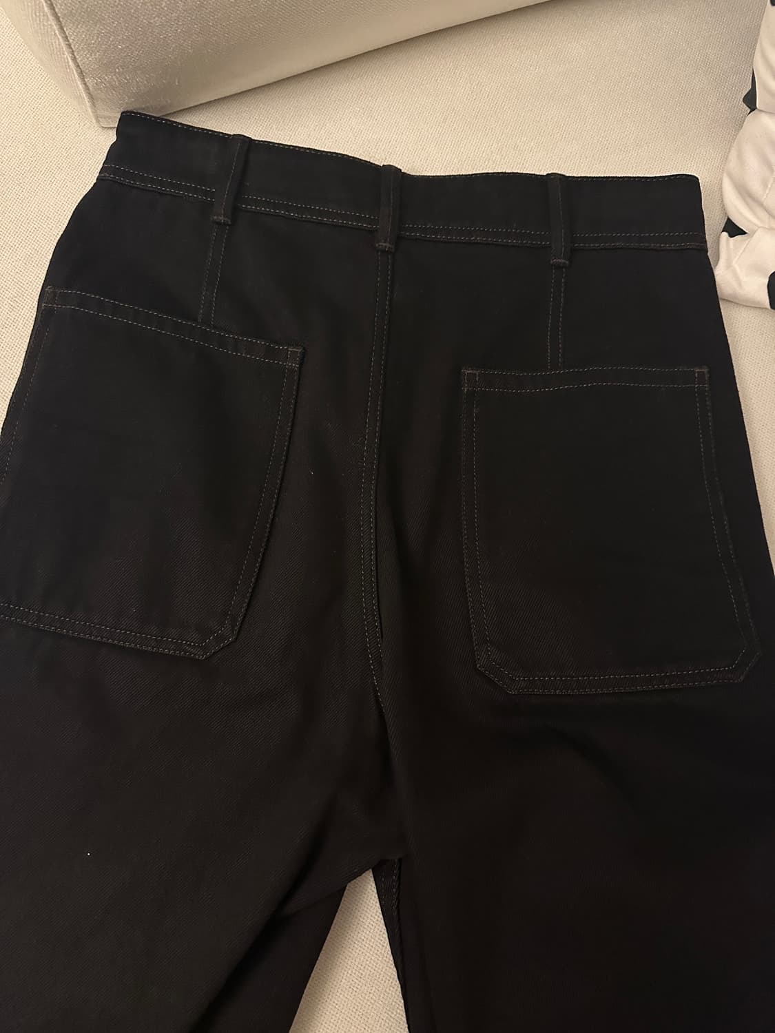 르메르 세일러 데님팬츠 블랙  상품이미지4