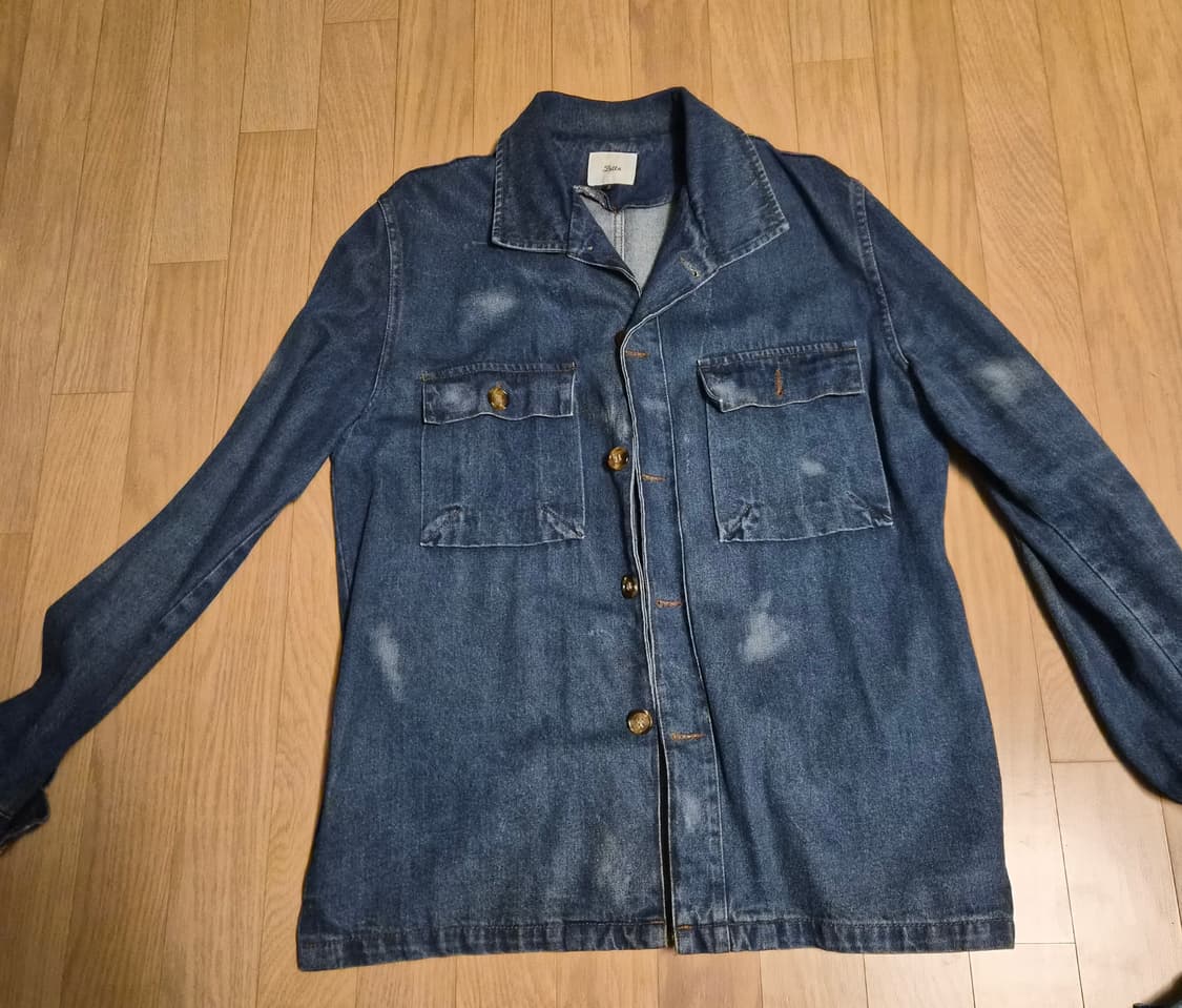 빈티지 워싱 데님 자켓  상품이미지1