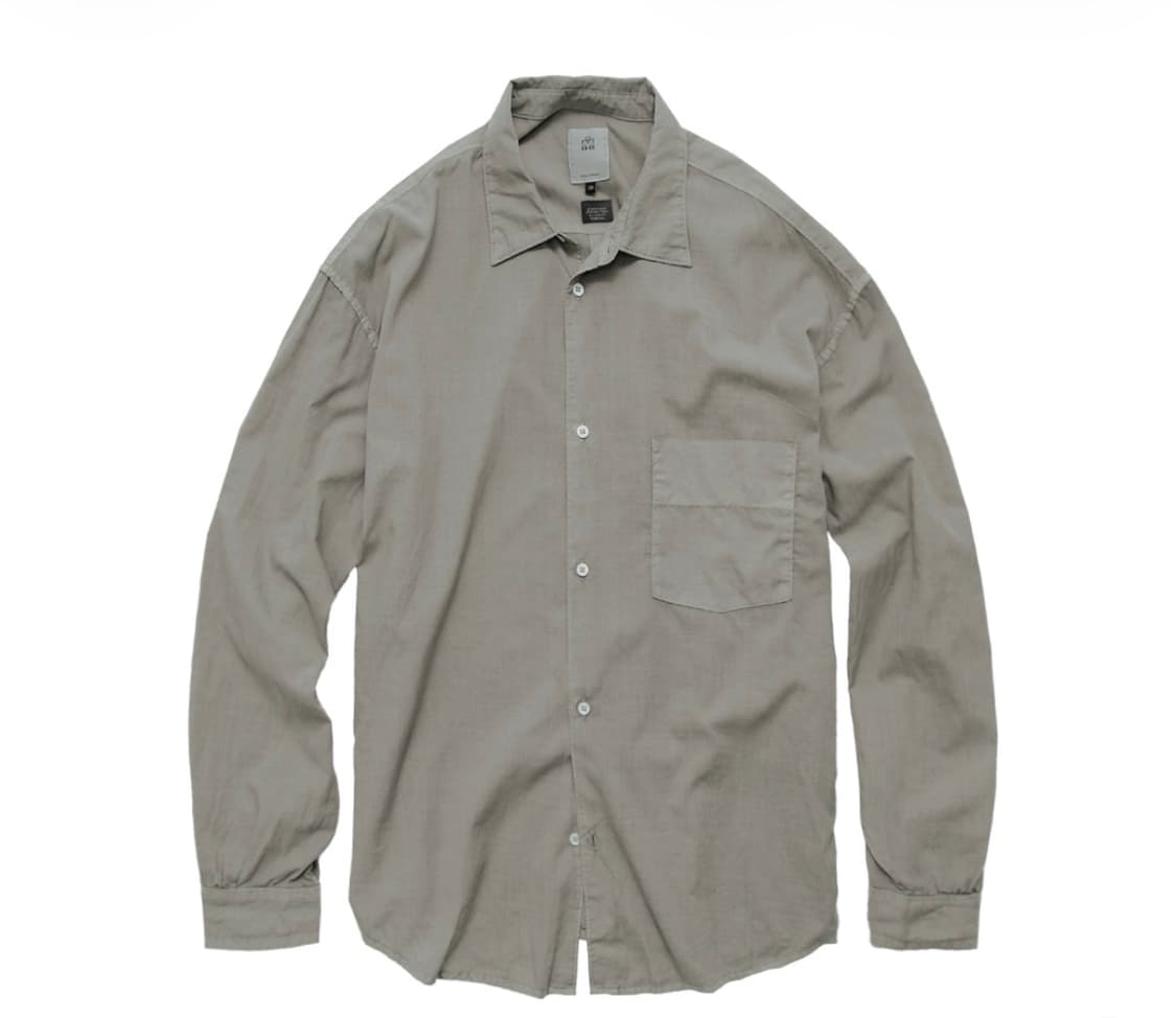 4) 폴리테루 텐코 루즈드 셔츠 2.0 라이트 세이지 상품이미지1