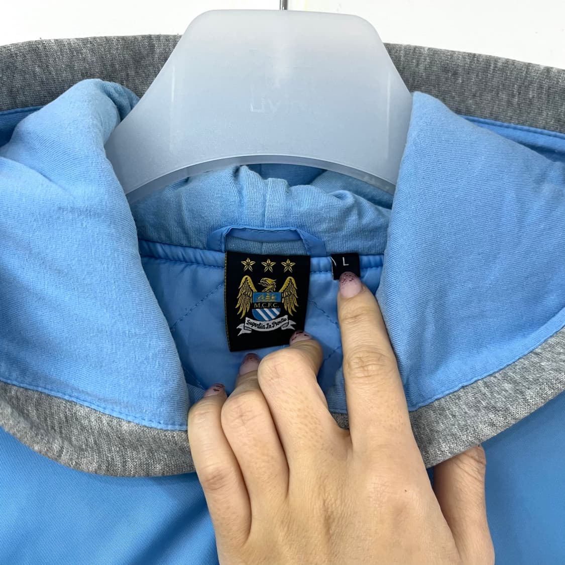 마제스틱 맨체스터 시티 배색 봄버 자켓 상품이미지6