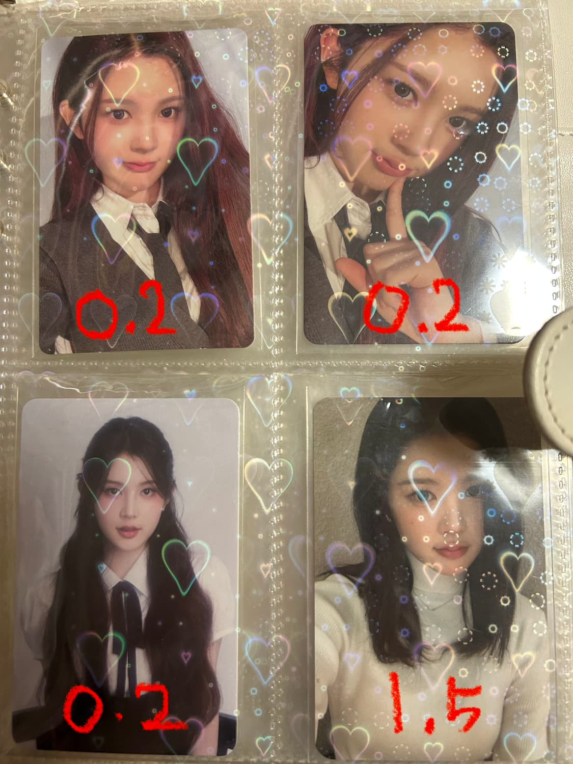 더있음) 하츠투하츠 포카 판매 양도 상품이미지3