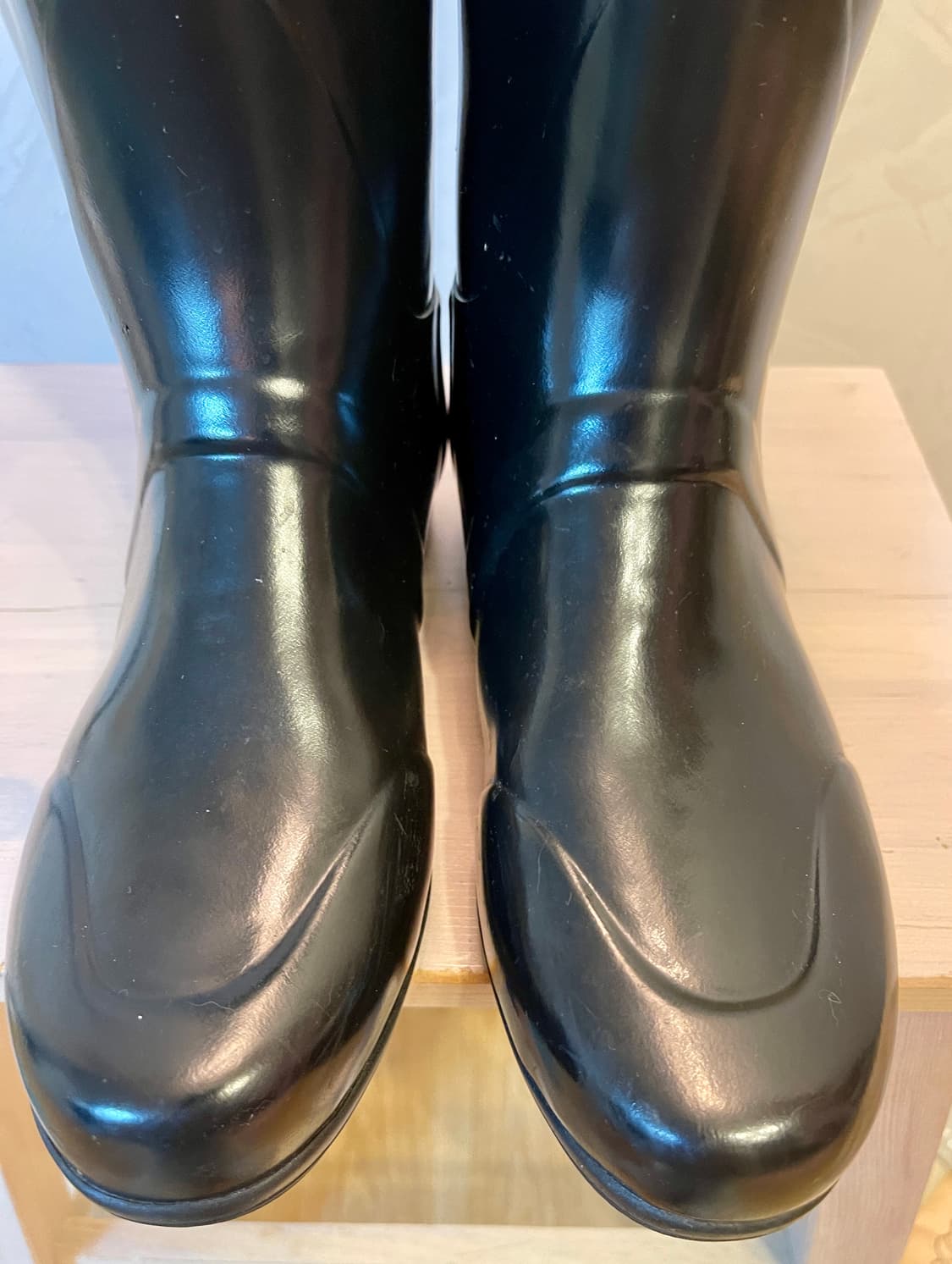 헌터HUNTER오리지널 톨 글로스 블랙 레인부츠(uk5) 상품이미지7