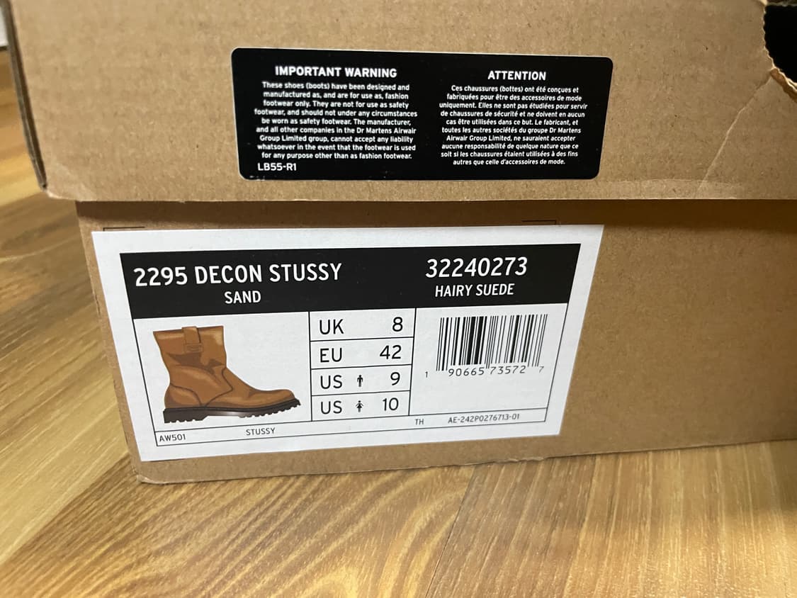 스투시 닥터마틴 2295 데콘 스웨이드 부츠 상품이미지4