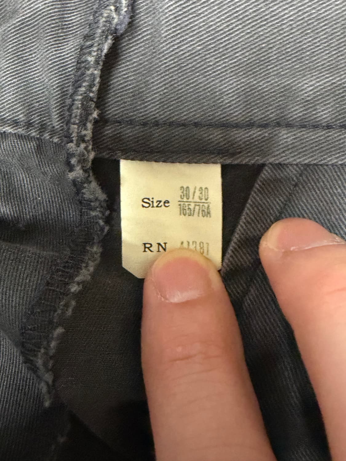 RRL 가먼트다이 블랙 오피서스치노 (슬림핏)  상품이미지4