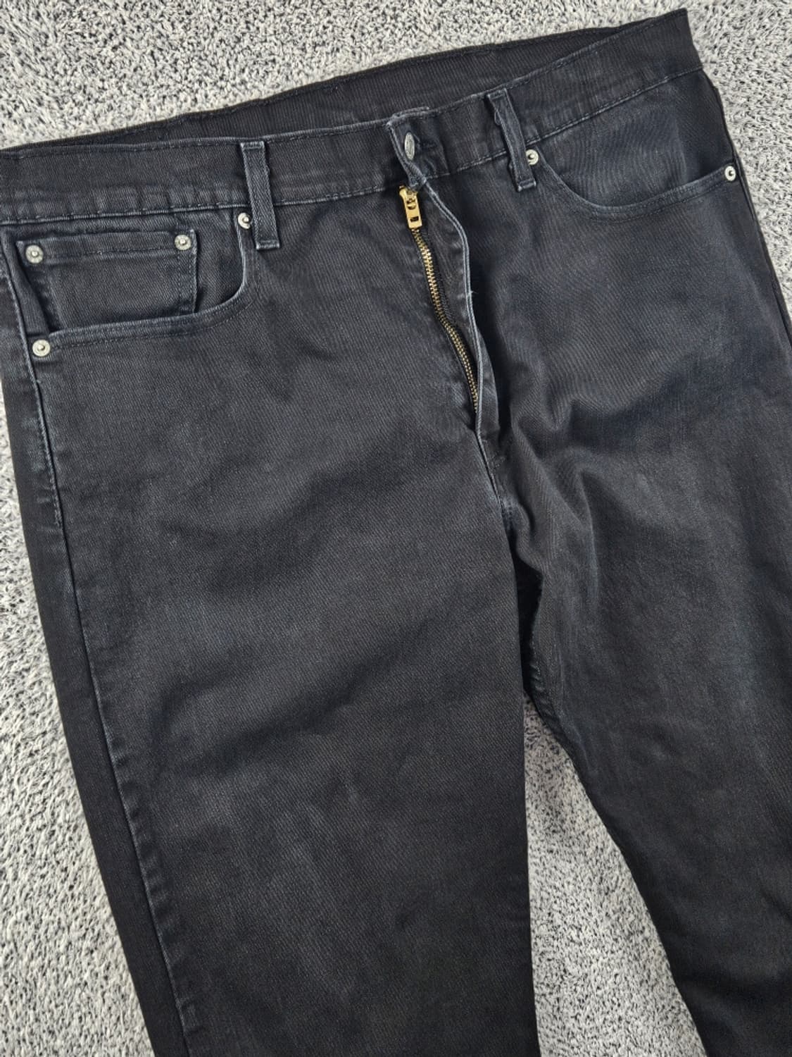 리바이스 502 블랙 데님 진 팬츠 ( 38X32 ) / 10856  상품이미지5