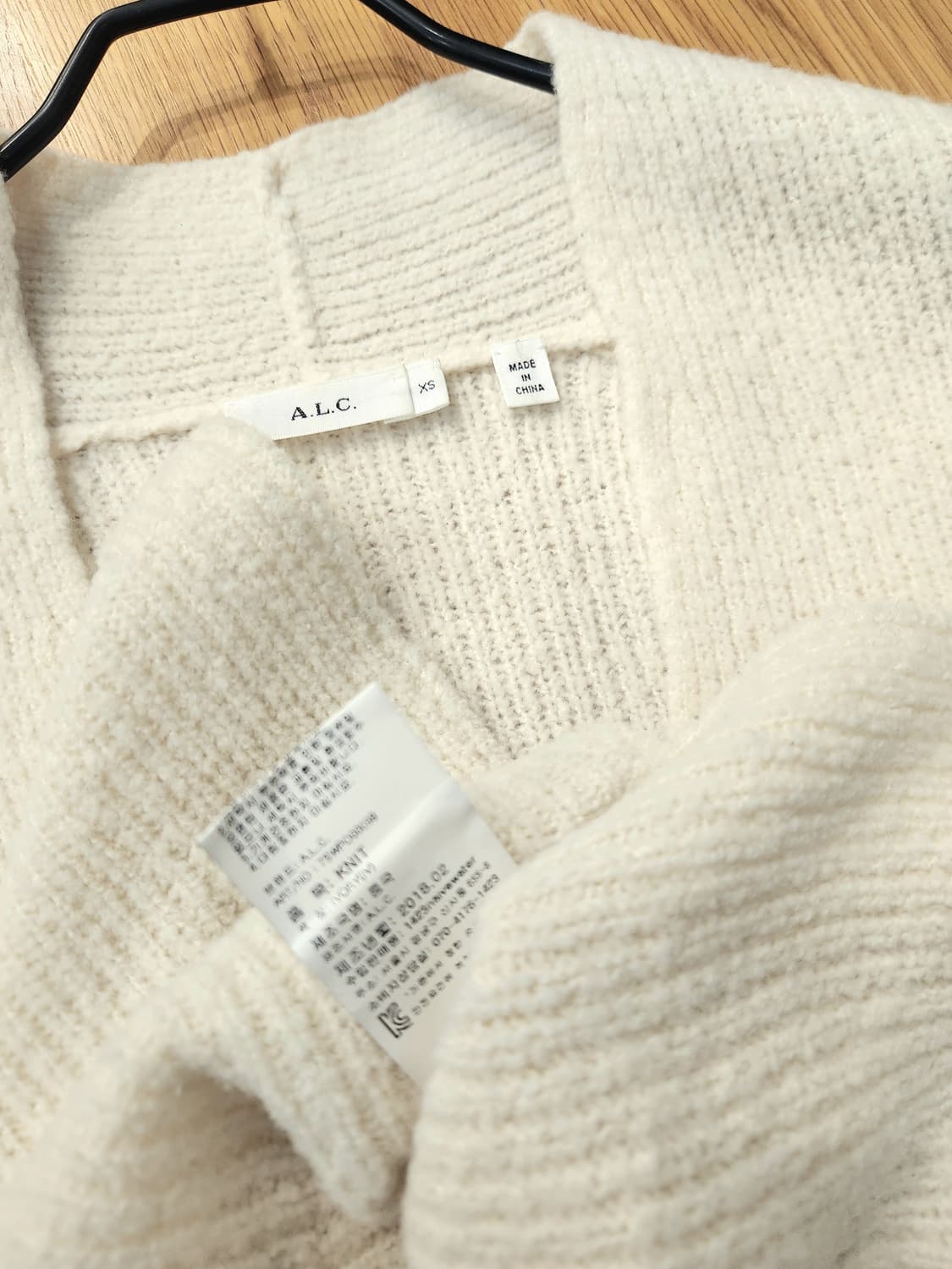 A.L.C. 울실크 여성 랩 명품니트 상품이미지7