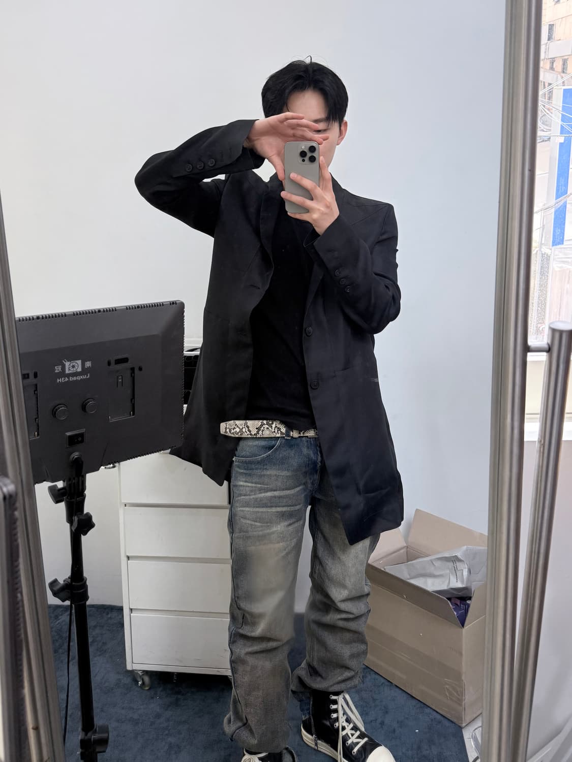 릭오웬스 가자르 리도 실크자켓 상품이미지1