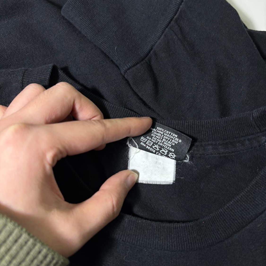 L 스투시 오사카 블랙 롱슬리브 상품이미지5