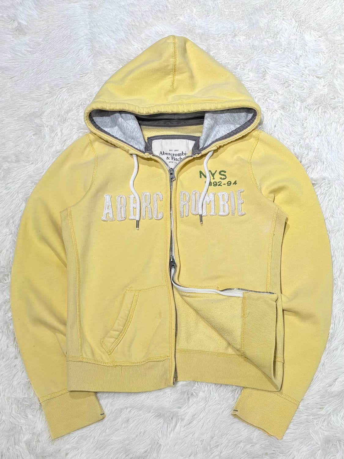 아베크롬비 레몬 투웨이 빅로고 후드집업 상품이미지5