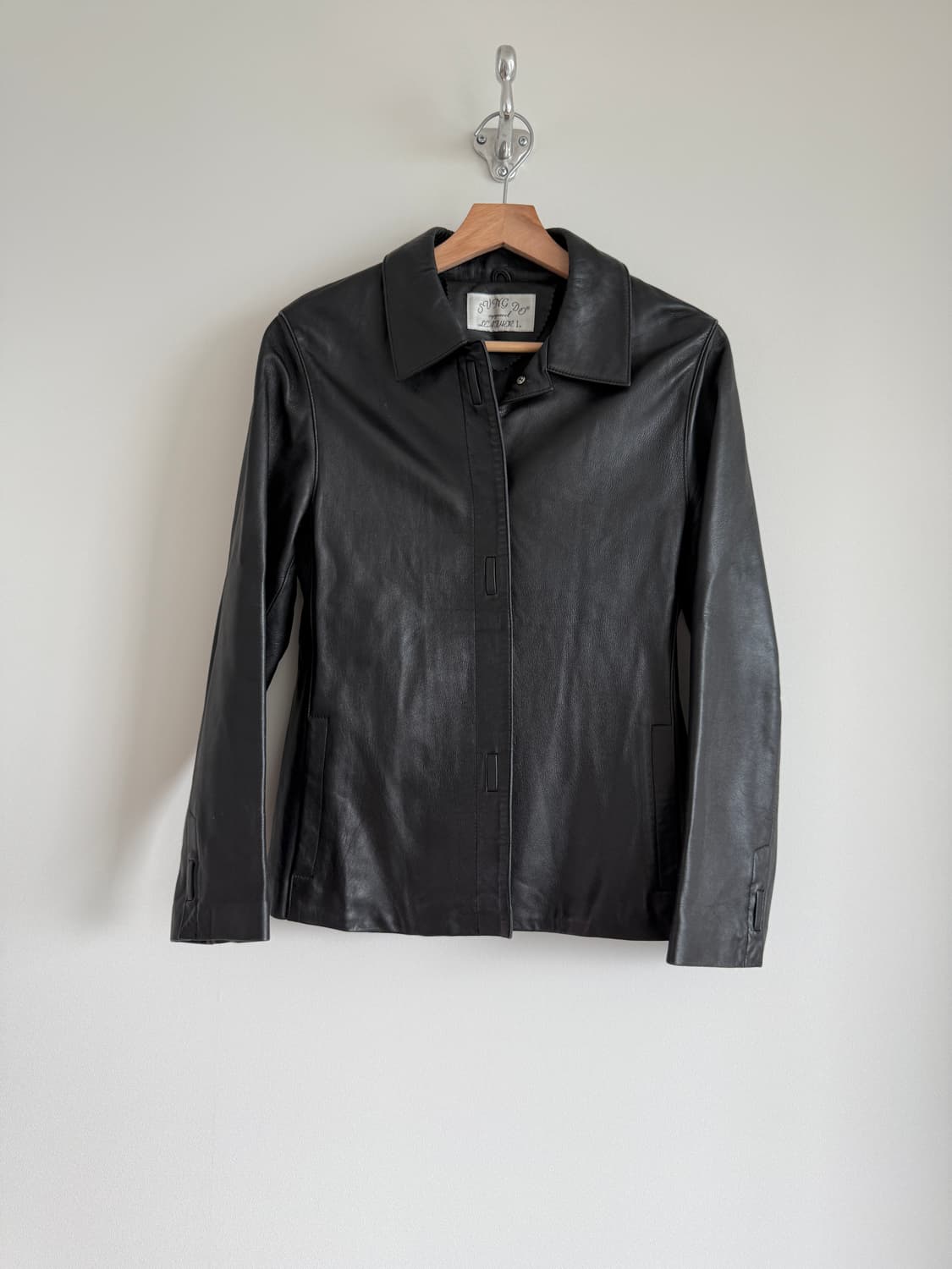 Pre owned 램스킨 레더자켓 상품이미지1