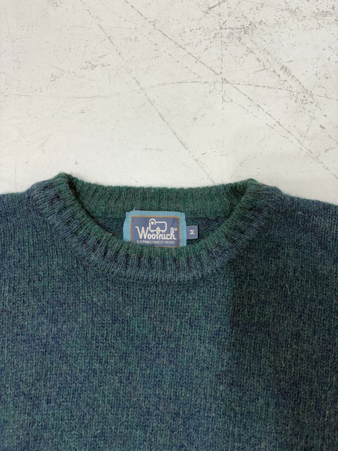 90‘s Wool rich Green wool sweater.  상품이미지4