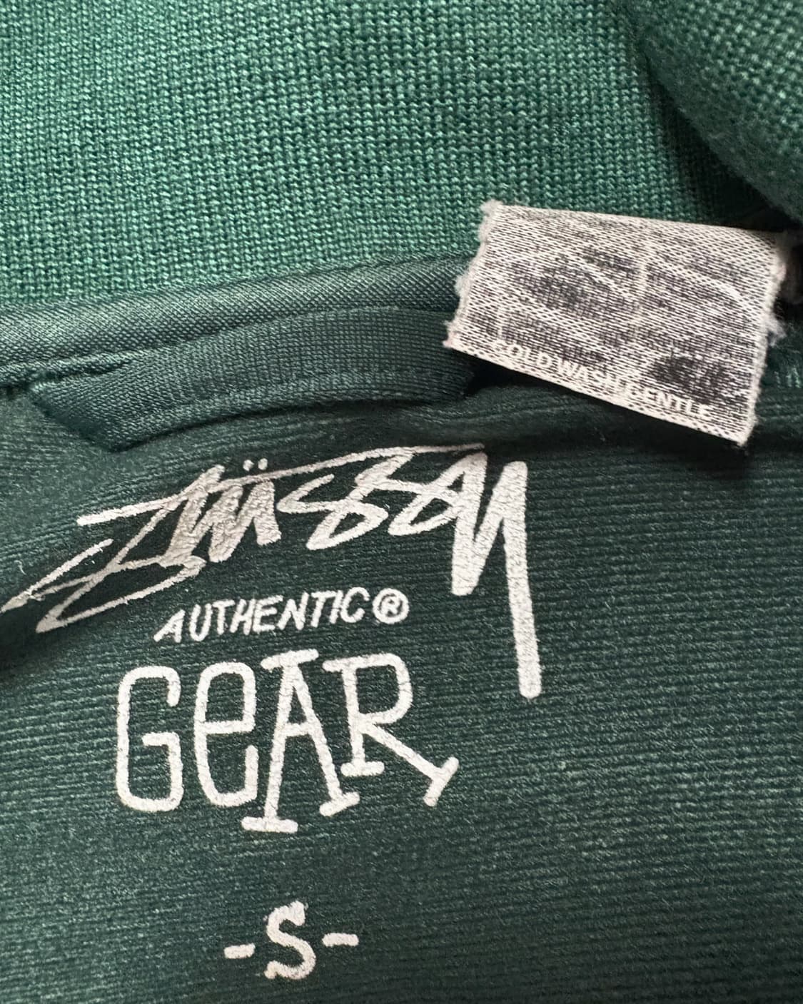 Stussy 스투시 한정판 핀터레스트 레이어드 초록색상 져지 상품이미지3