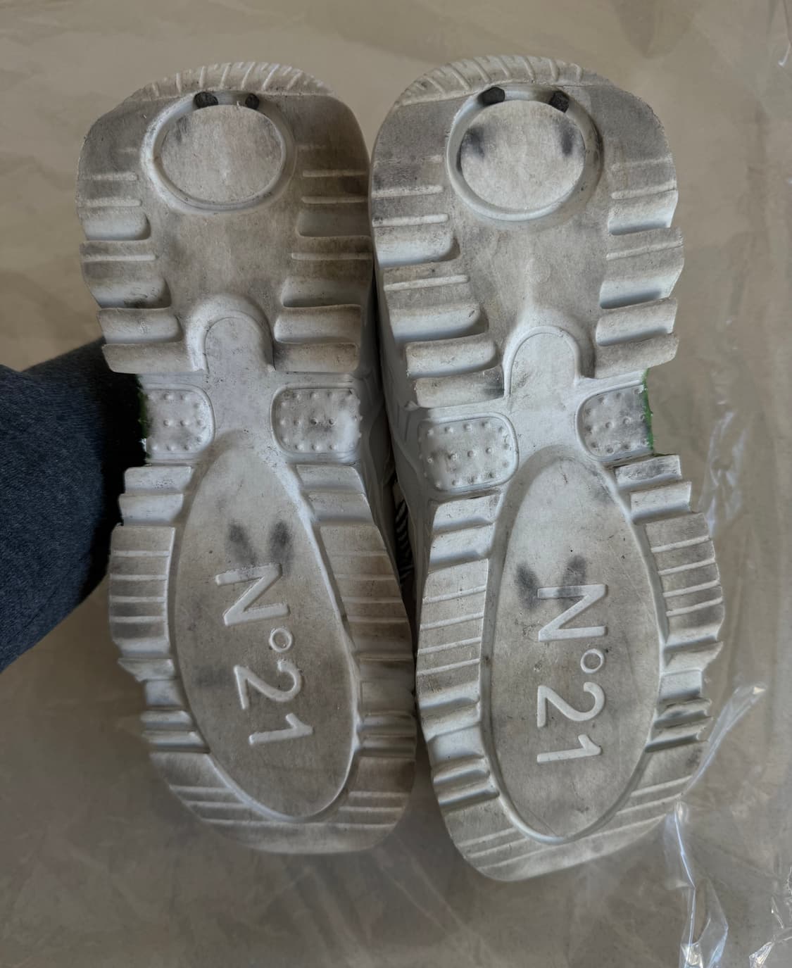 N21 빌리 스니커즈 화이트 36 넘버21 운동화 신발 러닝화 디올 상품이미지7