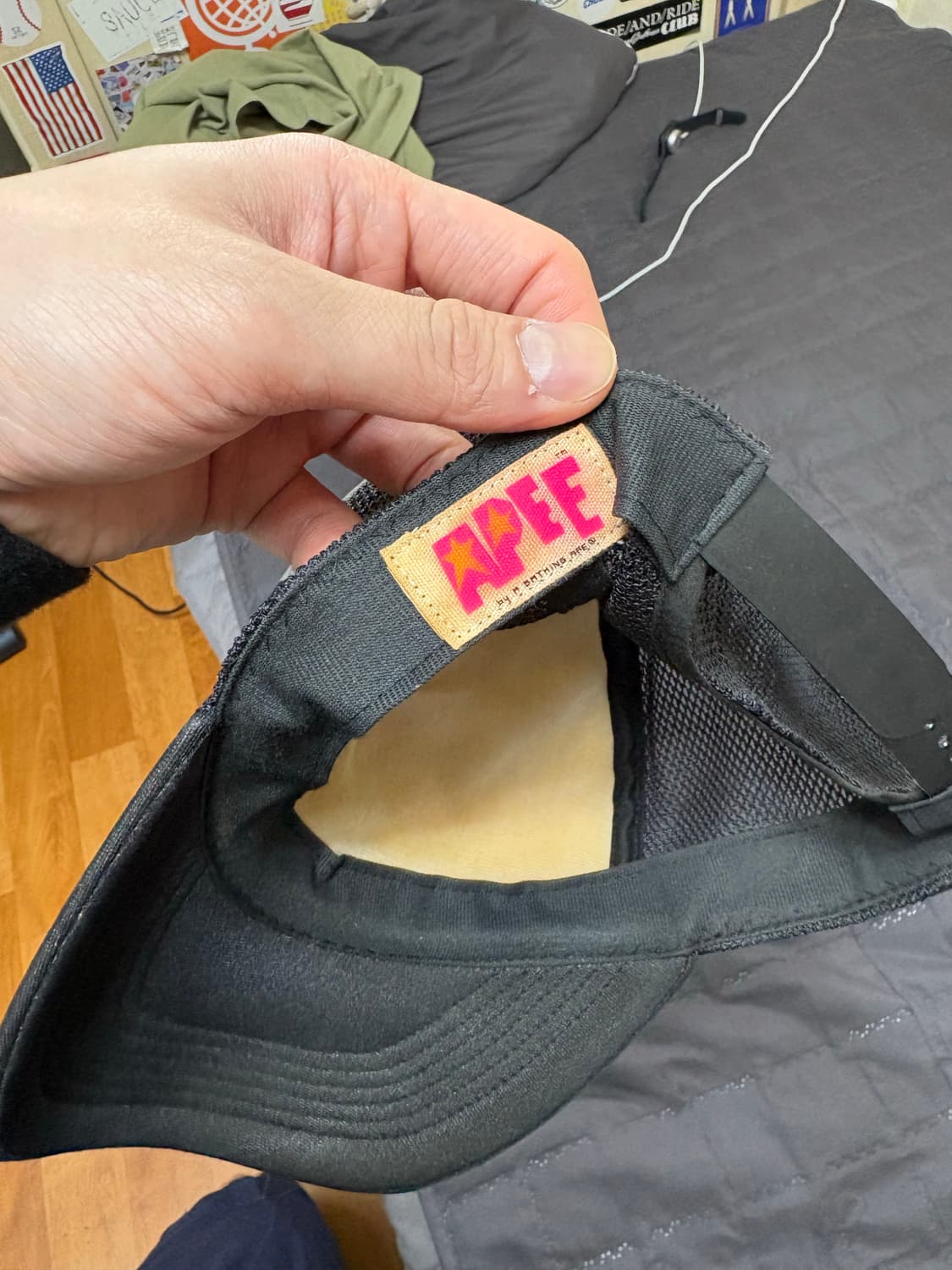 빈티지 Bape 베이프 성조기 메쉬캡 해 상품이미지2